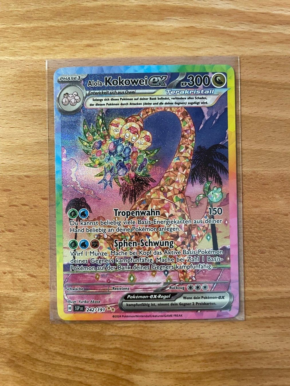 Pokémon Sammelbilder & Trading cards: Pokemonkarte: Alola-Kokowei EX – Gebraucht aus Arlesheim von