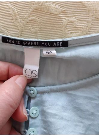 Damen Bluse QS Türkis 42 Schön Top