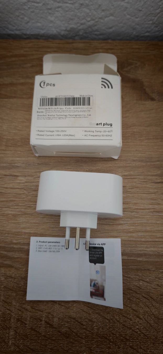 Spine: WiFi Smart Plug / Smarte Steckdose 16A mit App-Steuerung – Nuovo (secondo la descrizione) da Rüfenacht BE venduto da vagyula 1