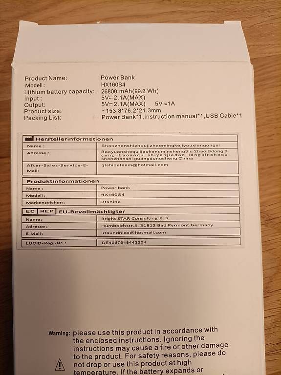 Caricabatterie: Power-Bank, Solar – Usato da Amriswil venduto da MiCastel 1