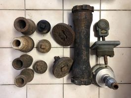 Schlaufe 40 Schieberkappen Schieberoberteil Zapfen Guss