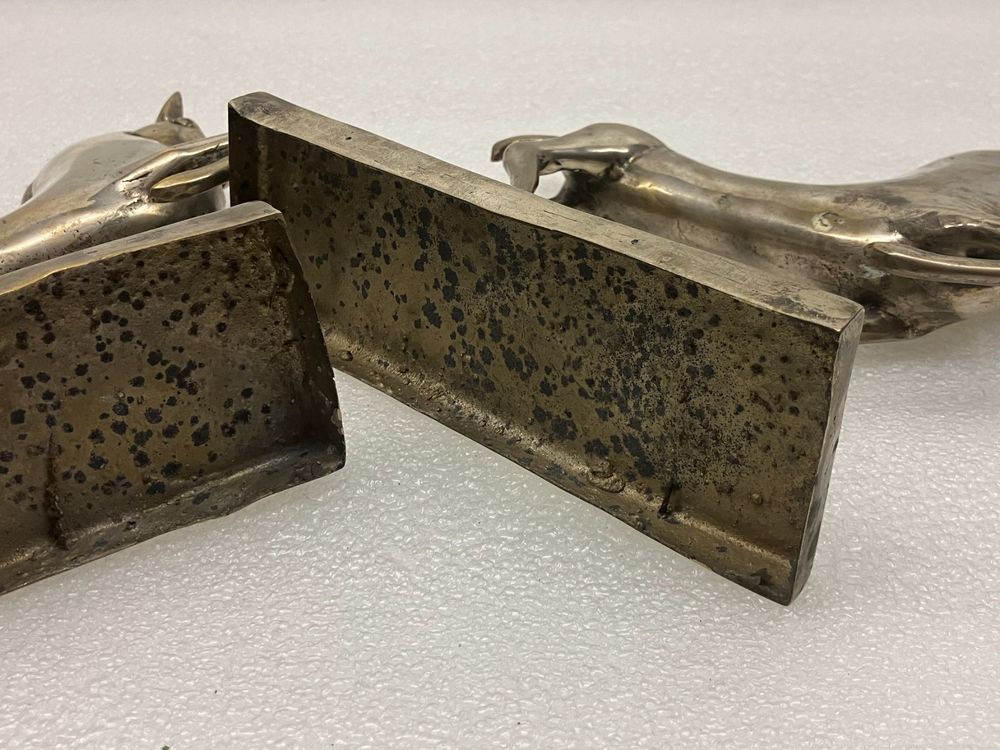 Skulpturen & Statuen: Design-Klassik: 2 spezielle Pferde-Rössli Skulpturen - Guss – Gebraucht aus Thun von retoolinoo 4