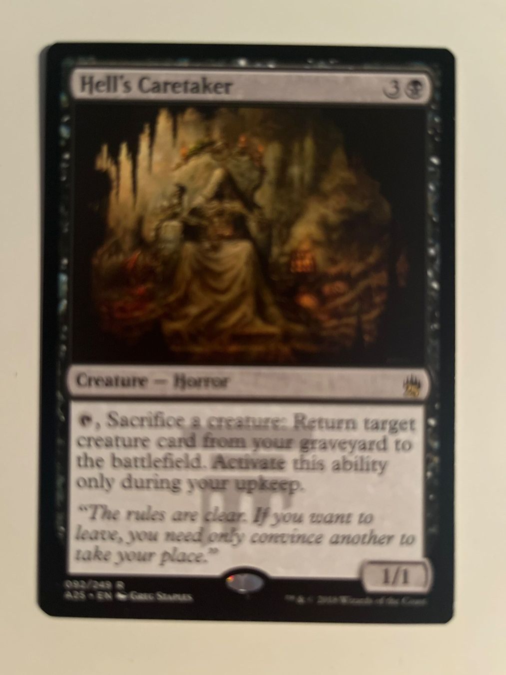 Magic The Gathering Carte collezionabili: 1 x Hell's Caretaker - Magic: The Gathering - MtG – Usato da Kriens venduto da Shadi1980