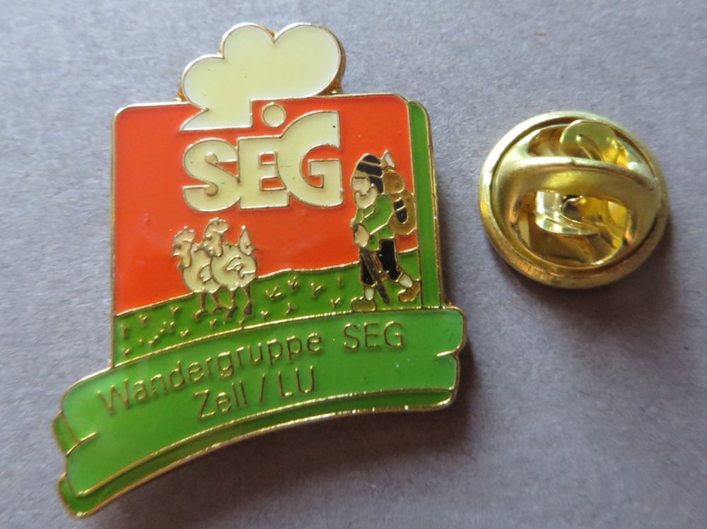 PIN SEG WANDERGRUPPE SEG ZELL LUZERN HAHN HÜHNER (Gebraucht) in