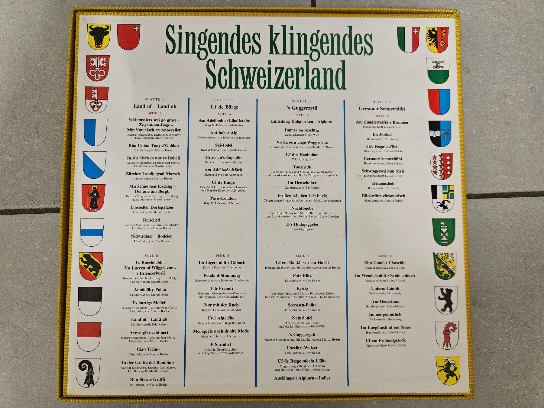 Dischi in vinile: Singendes klingendes Schweizerland Schallplatten Boxset – Usato da Fisibach venduto da sare01 2