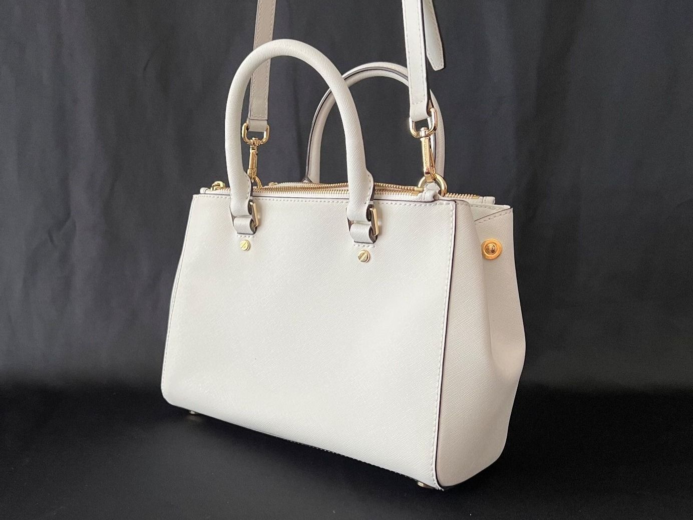 Michael Kors Borse da donna: Michael Kors Handtasche weiss – Usato da Allschwil venduto da mkraus09 3