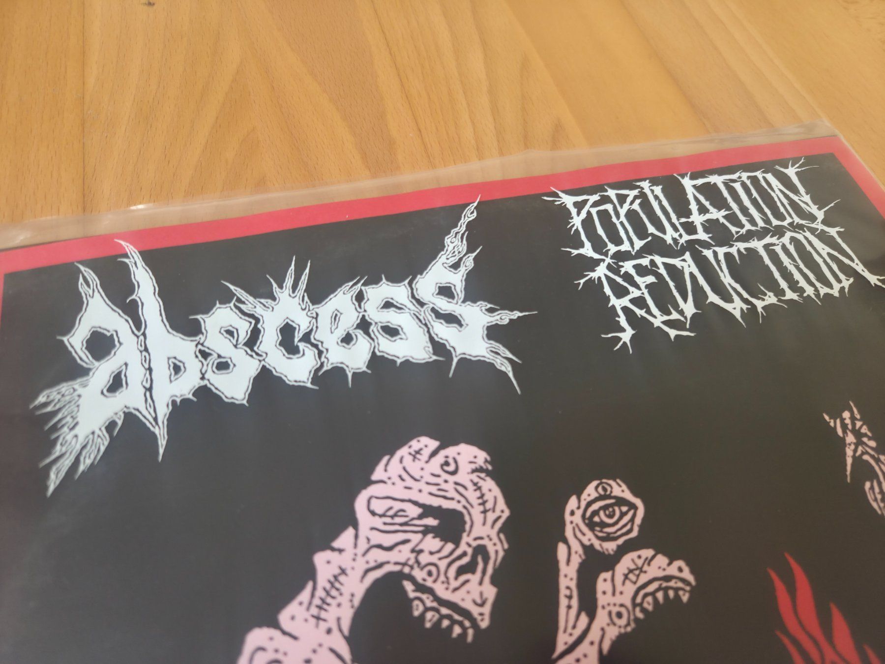 Dischi in vinile: Abscess / Population Reduction ‎– Split LP Red Tankcrimes – Usato da Zürich venduto da Wickeddude 3