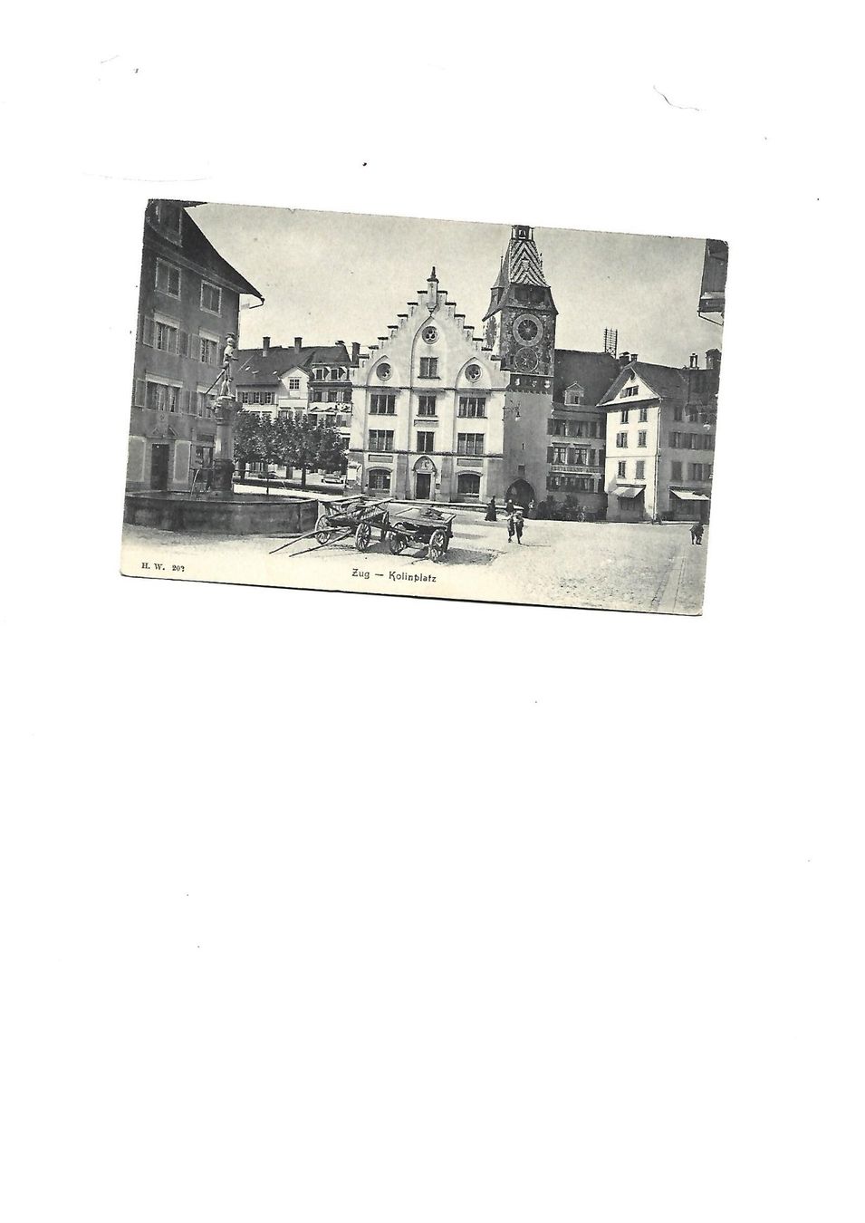 Cartoline postali: ZUG Kollinplatz – Usato da Allschwil venduto da Salus17