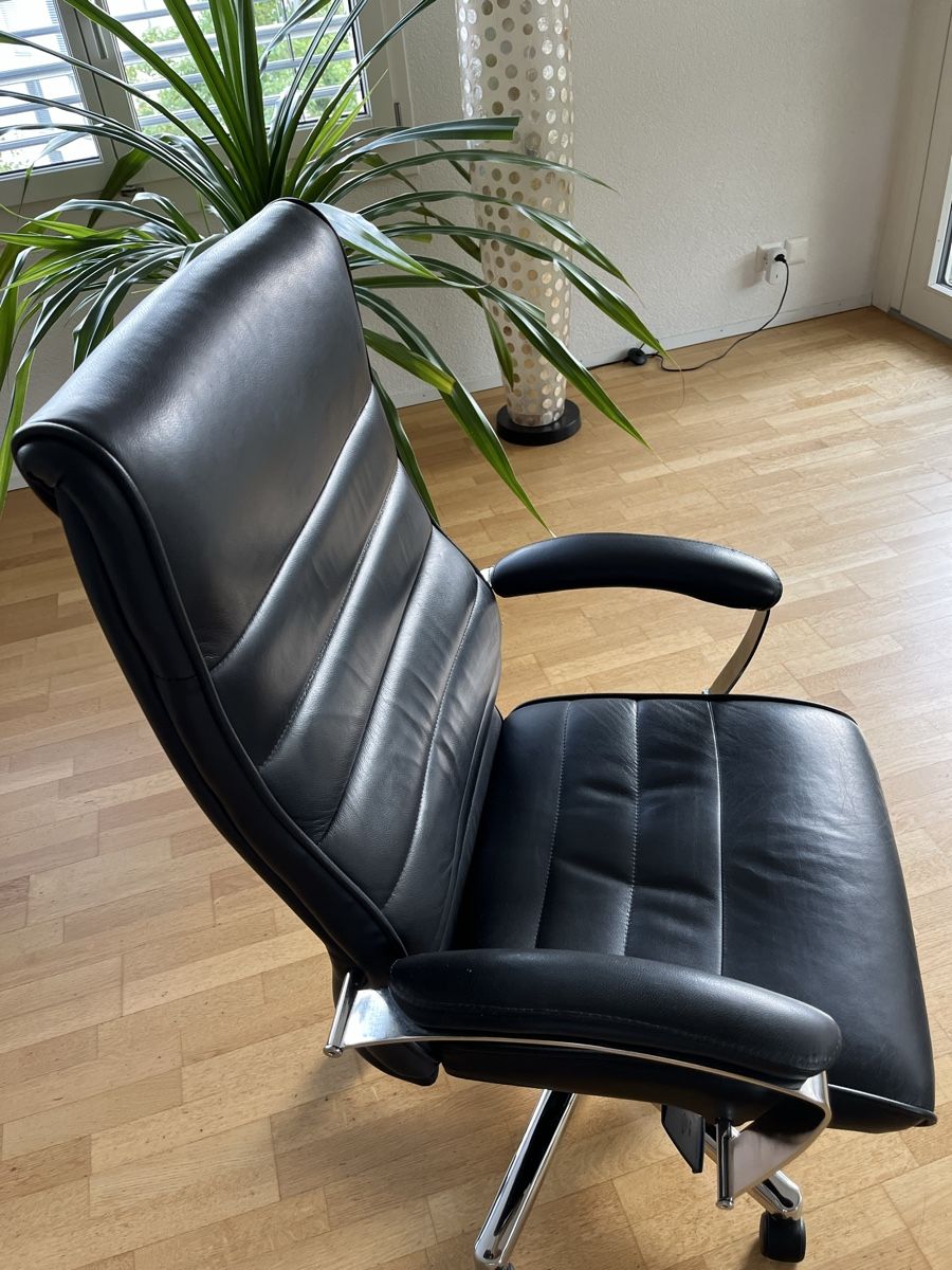 Poltrone: Topstar TD Lux Star Echt Leder Chefsessel – Usato da Kehrsatz venduto da Fuedu0
