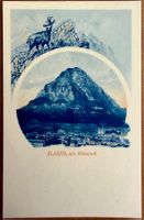 Glarus - Chamois - Litho AK
