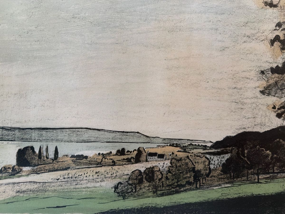 Arts picturaux & lithographies: Victor Surbek, Farblithohrafie, signiert. – D'occasion à Biberist par Momo33 2
