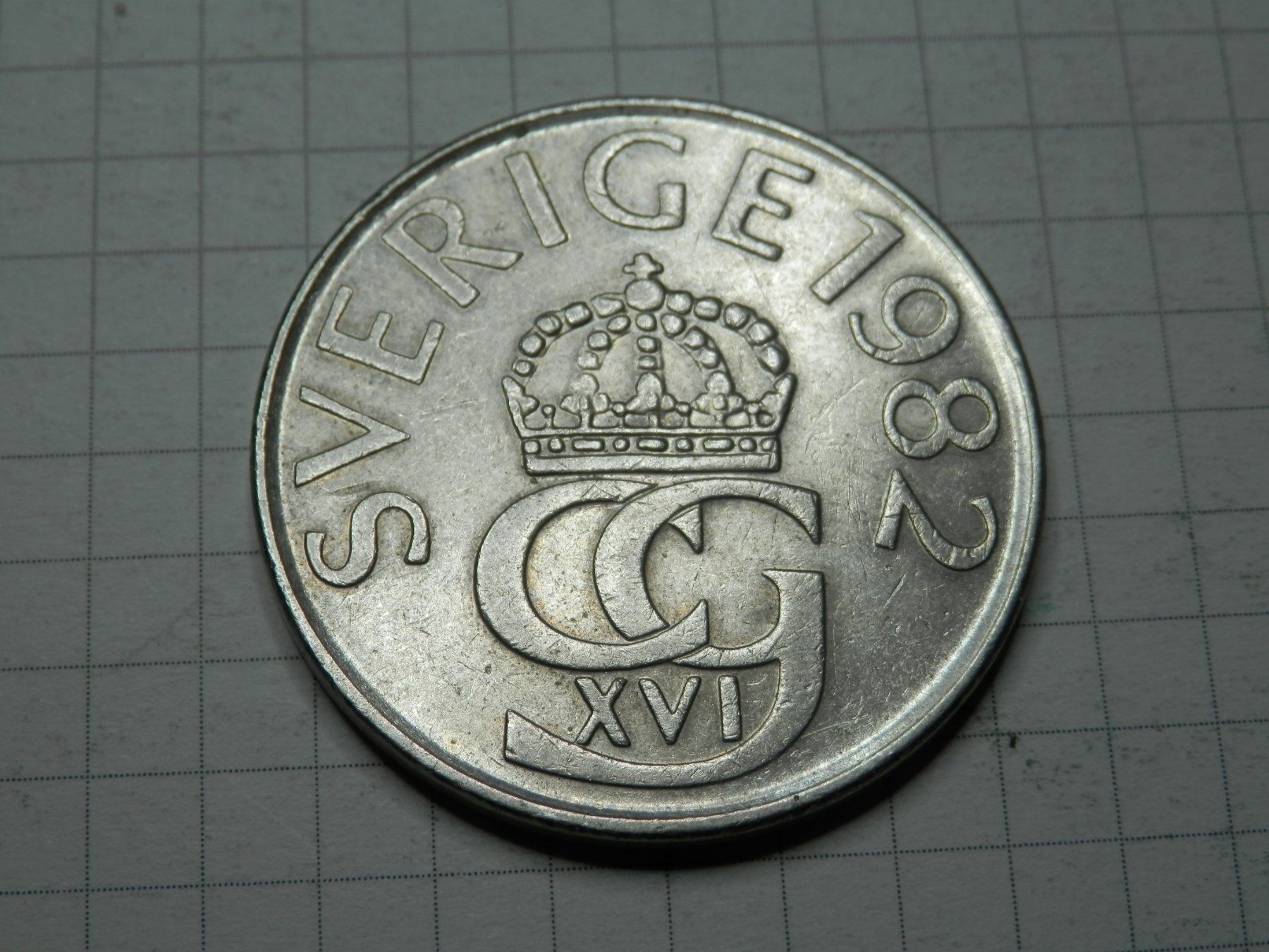 Tutti le monete: Schweden  5 Kronen, 1982 – Usato da Weiach venduto da weiach81