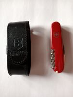 Neuwertiges Victorinox Sackmesser Ledertasche 10 Funktionen