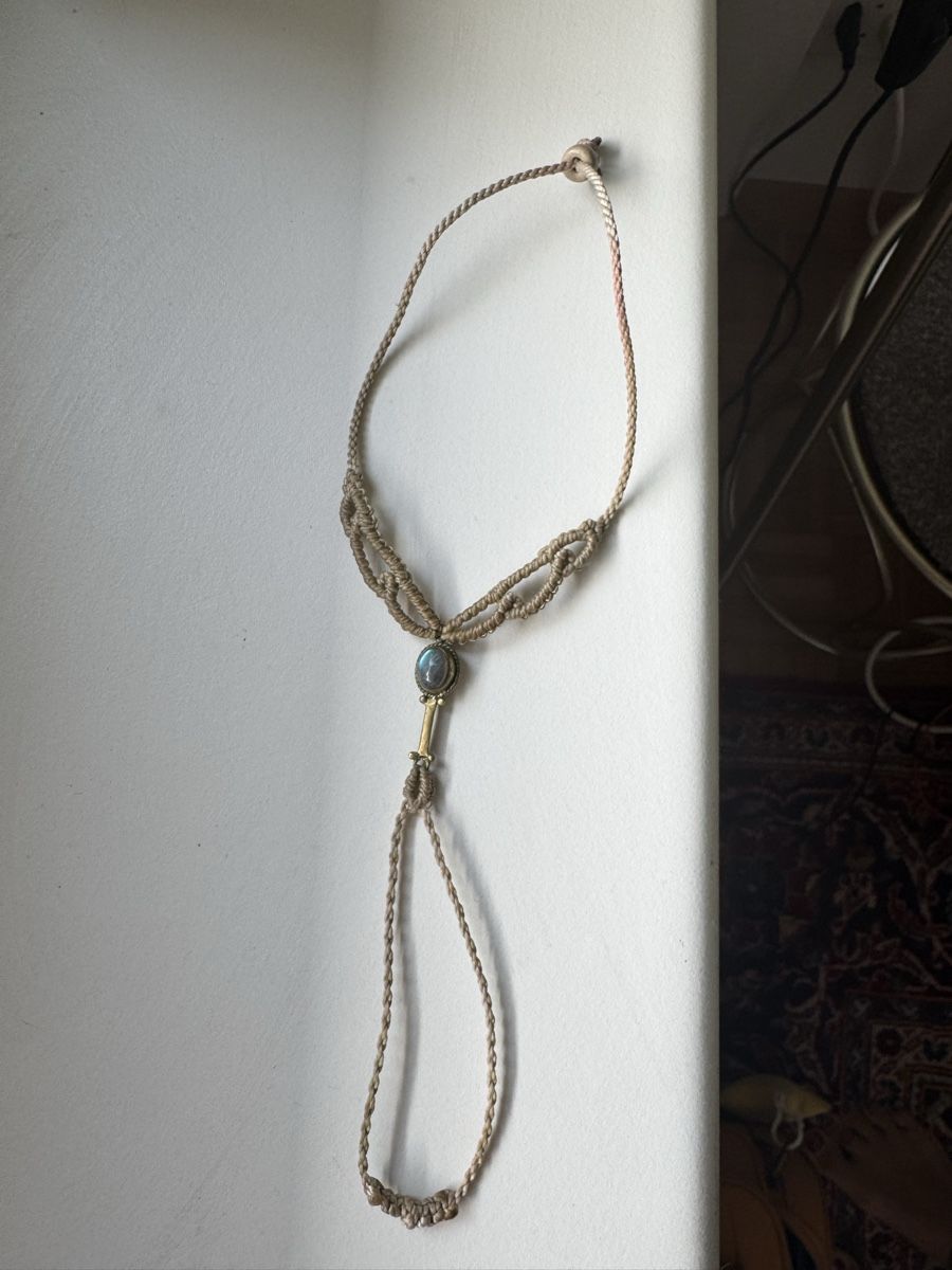 Armbänder & -reifen: Handmade macrame bracelet with moonstone – Neu (gemäss Beschreibung) aus Zürich von Benutzername-B 1