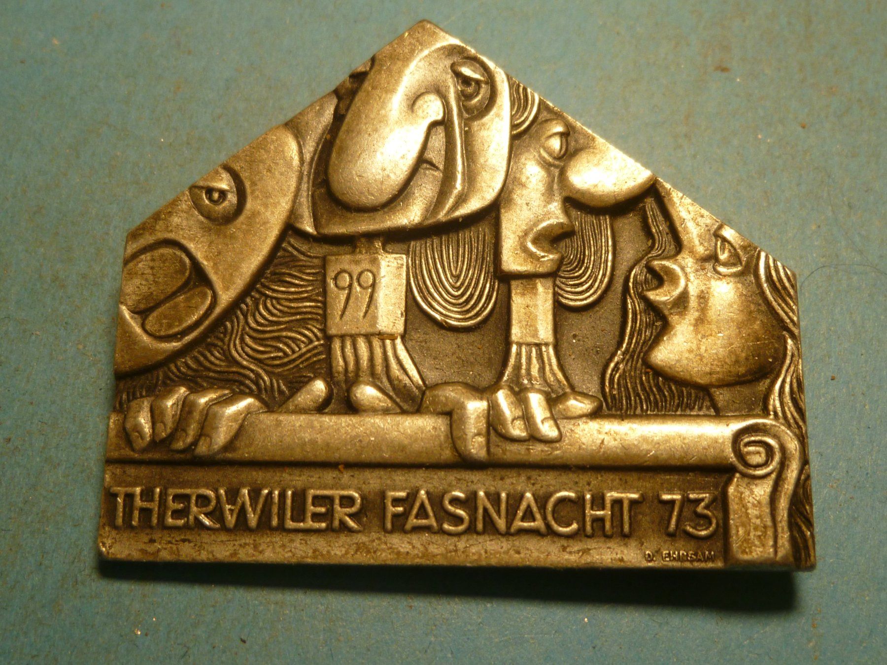 Placchette & Badge: THERWIL 1973 SILBER – Usato da Ried (Muotathal) venduto da Mandarin02