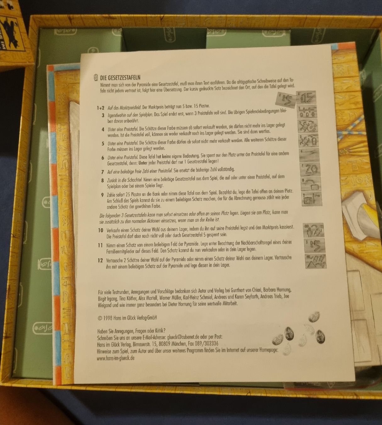 Giochi: Jeu de société Cheops  – Usato da Fribourg venduto da jarmilka 2