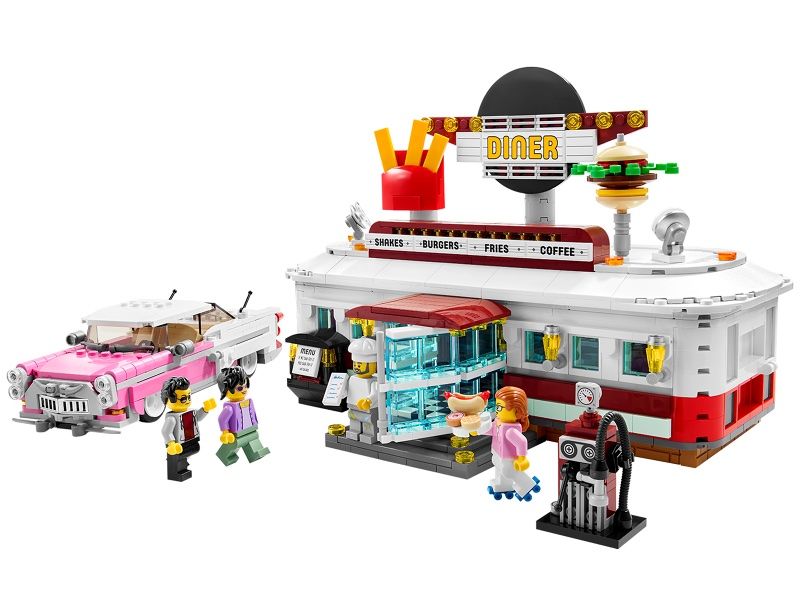 Lego Kit di costruzioni: 1950s Diner - LEGO BrickLink Designer Program - 910011-1 – Nuovo e nell'imballaggio originale da Effretikon venduto da BrickEscape 1