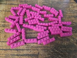 lego 3010 lot de 50 pièces Magenta Brick 1 x 4
