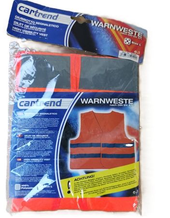 Warnweste, orange, Grösse L  (neu/OVP)