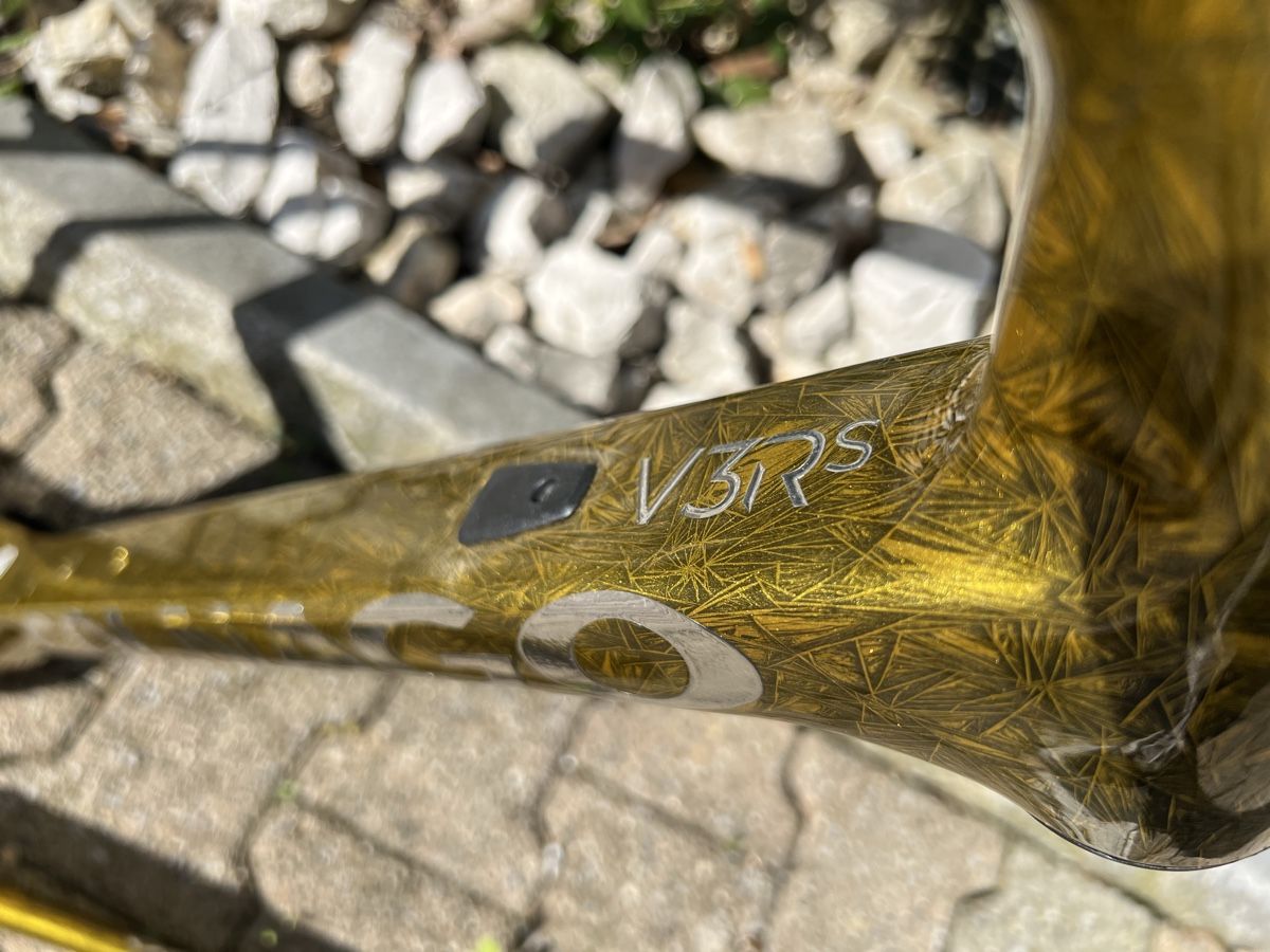 Colnago Biciclette: Colnago V3Rs Disc Frameset, 54cm, frozen gold – Nuovo (secondo la descrizione) da Kriens venduto da Velochetti_Kriens 1