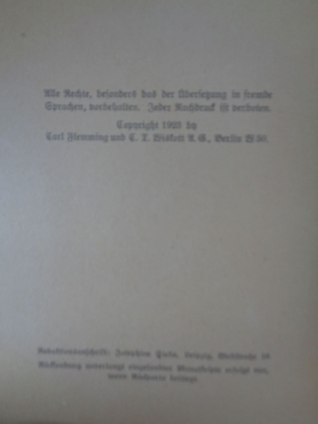 Livres: Herzblättchens Zeitvertreib - 1923 – D'occasion à Chur par omonia 3