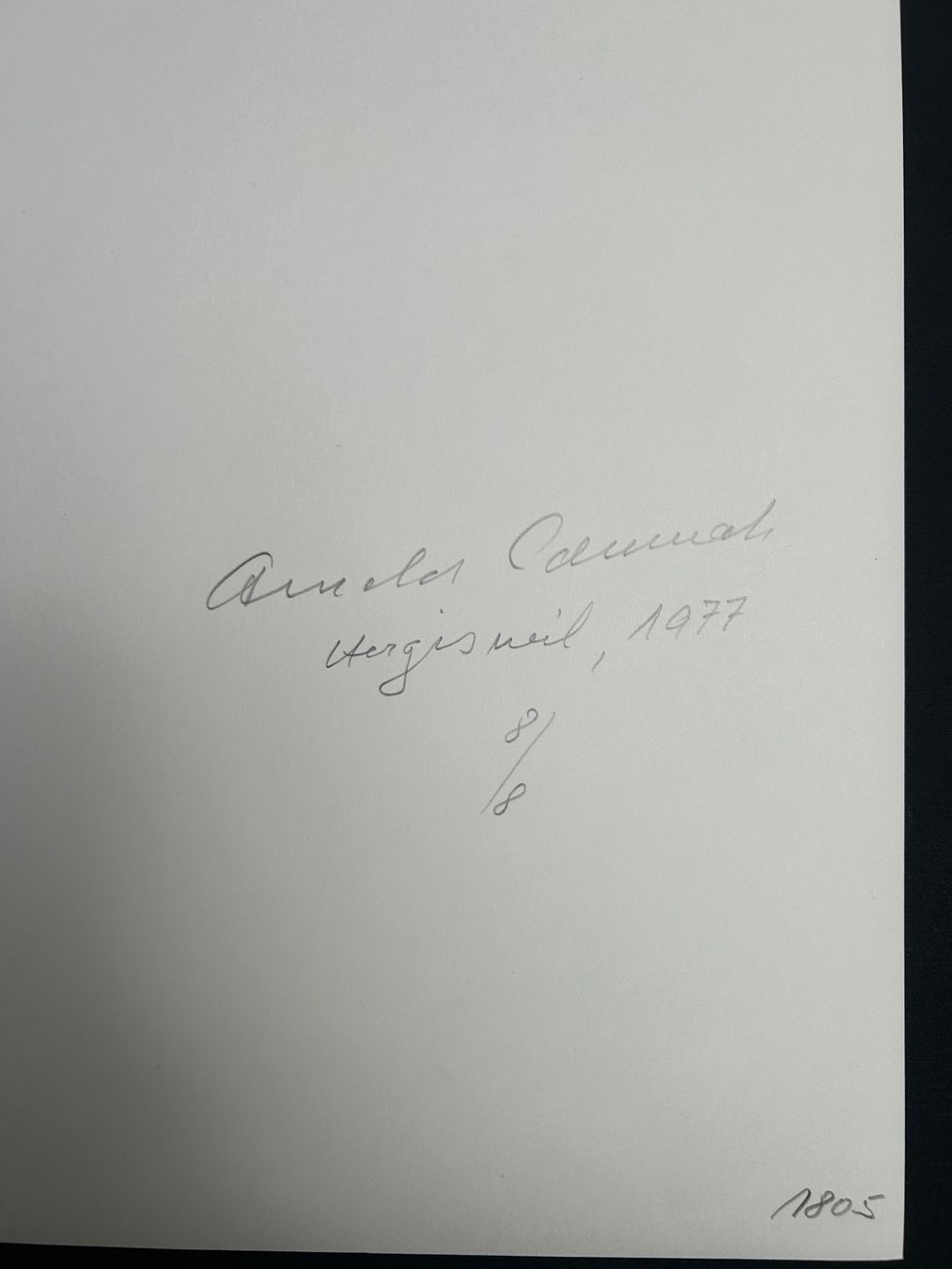 Poster & Bilder: Originalfotografie Arnold Odermatt "Hergiswil" – Gebraucht aus Eschenbach LU von rog_y5bx 2