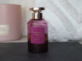 Abercrombie Authentic Night EDP 100ml Flasche gebraucht