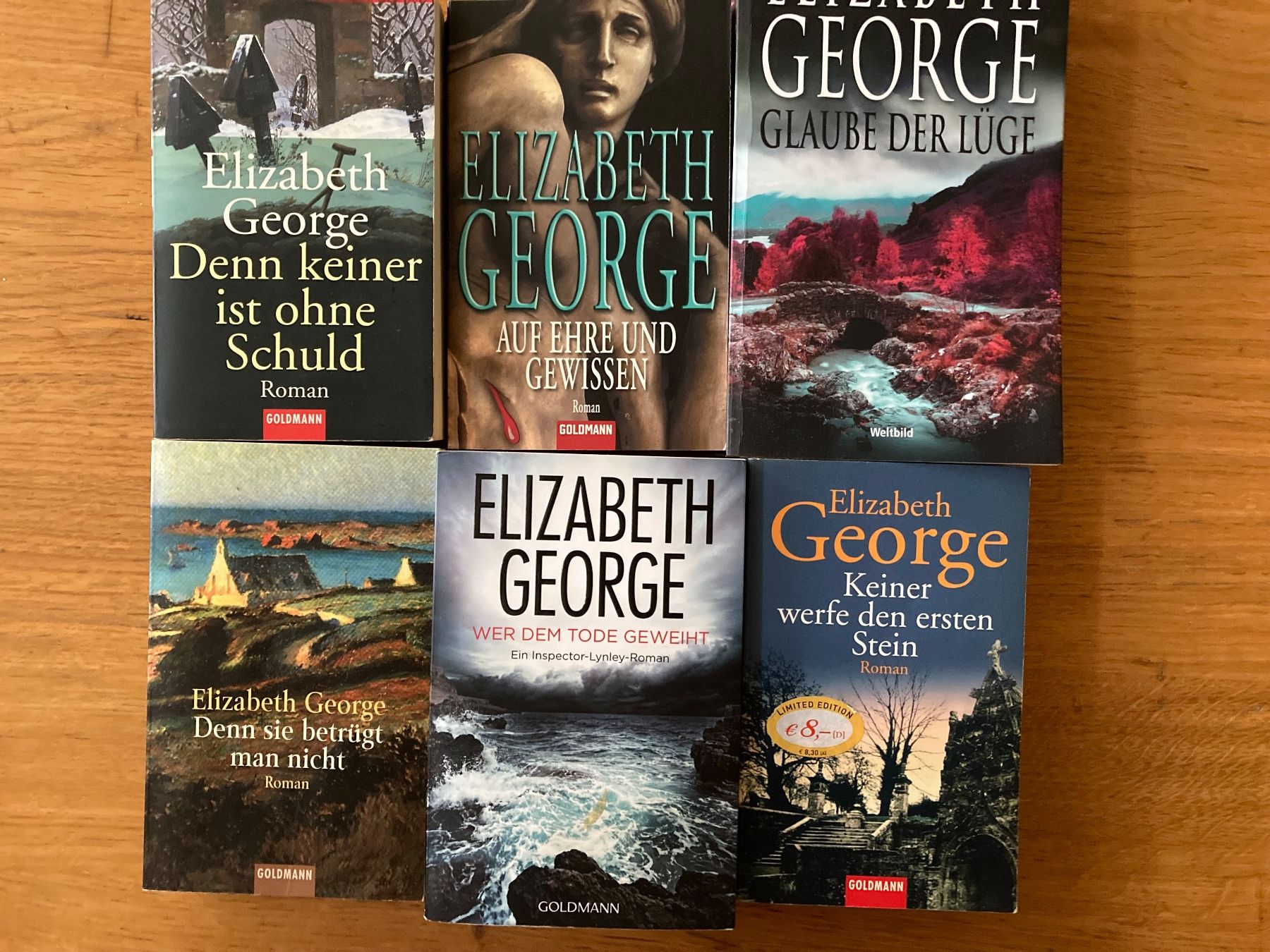Libri: 6 Krimis von Elizabeth George – Usato da Winterthur venduto da mailer57