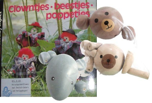 Kit bricolage: Clowntjes - beestjes - poppetjes – Nuovo (secondo la descrizione) da Schlatt TG venduto da kreativ-atelier