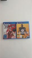 WWE 2K15 & MADDEN 19 PS4 Spiel guter Zustand John Cena
