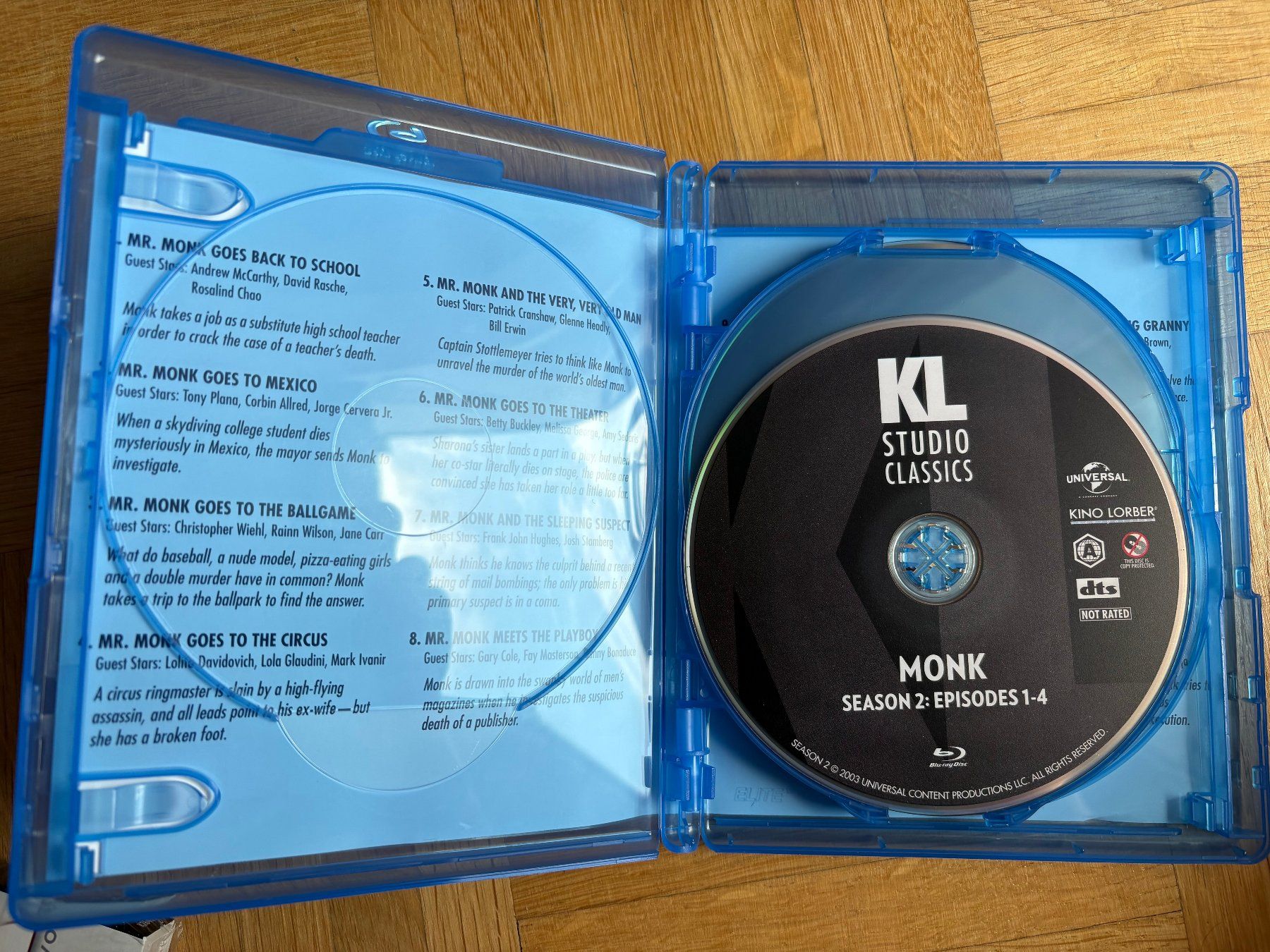 Alle DVDs: Monk - Season Two - Blu-ray – Neu (gemäss Beschreibung) aus Zürich von Malcom 1