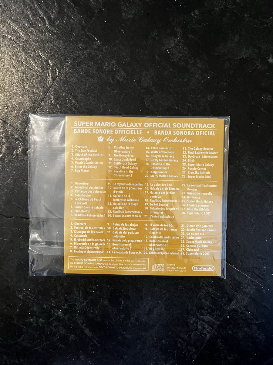 CD: Mario Galaxy Official Soundtrack – Nuovo (secondo la descrizione) da Therwil venduto da rainbow_mamamoo 1
