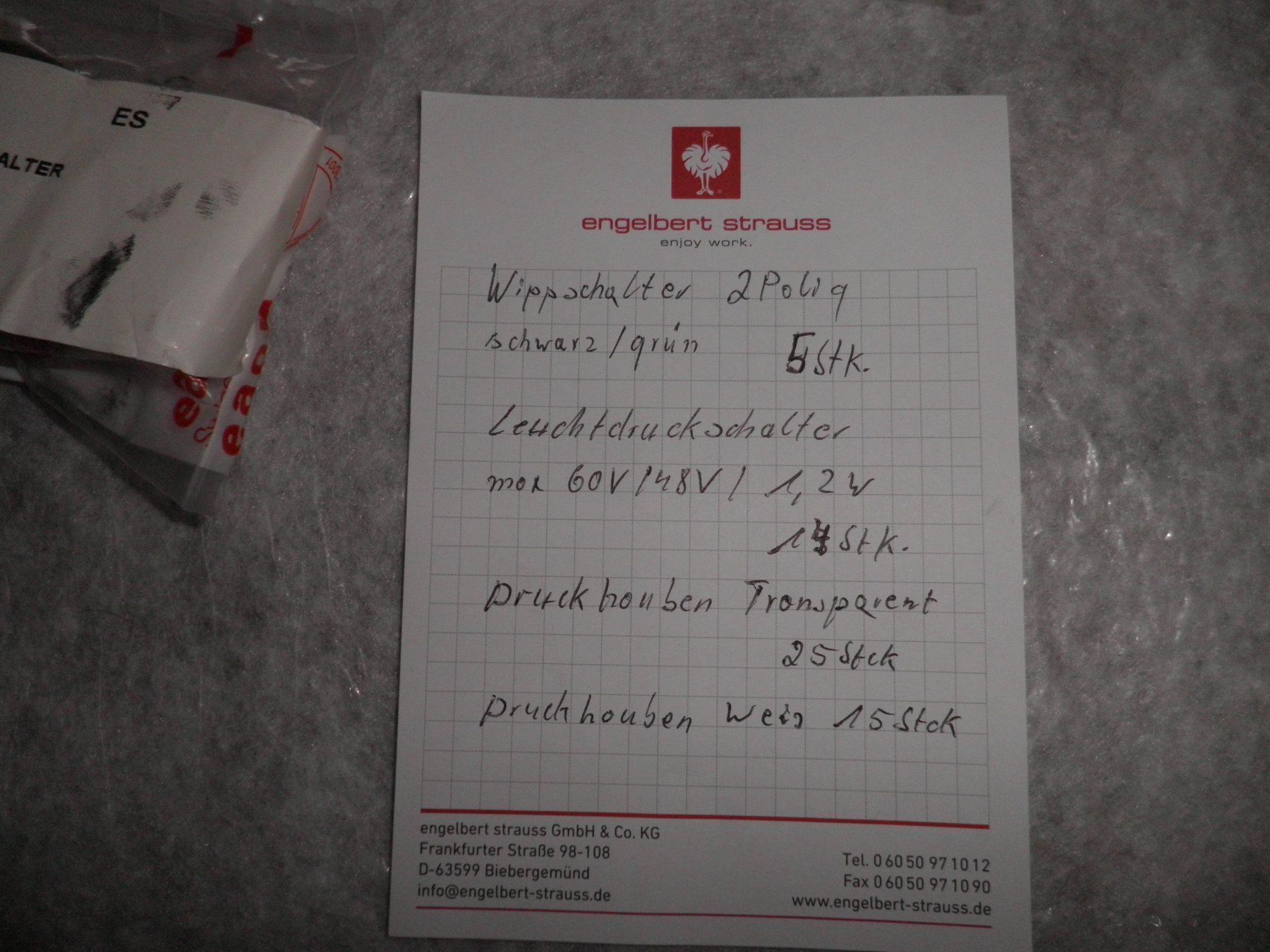 Componenti elettronici: Wipp -  Leuchtdrucktaster Sortiert – Nuovo (secondo la descrizione) da Oftringen venduto da shoptwotrade 4