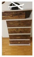 Shabby Chic Kommode Vintage Look, massiv Holz