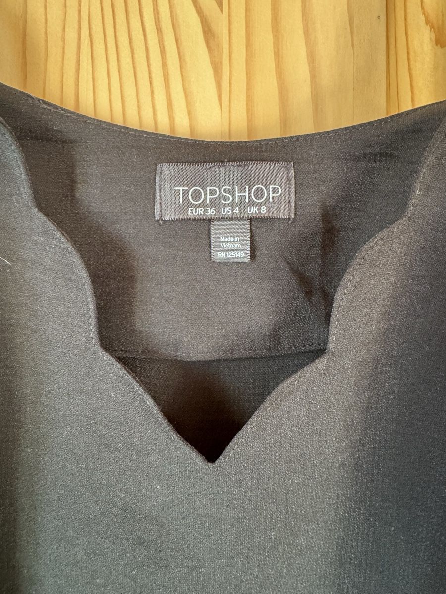 Topshop Top: Oberteil Schwarz – Nuovo (secondo la descrizione) da Hergiswil NW venduto da kaufe_bei_kaufmann 3