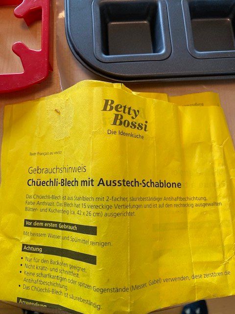 Betty Bossi Teglie da forno: 2 Chüechlibleche Betty Bossi – Usato da Edlibach venduto da Arnoldotto 3