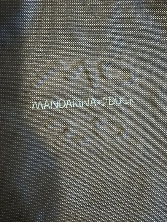 Sac Bandoulière Vintage MANDARINA DUCK En Toile Marron - Très Bon état - Authentique