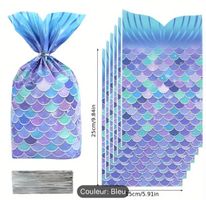 Lot de 9 sachets à surprises ou bonbons, sirène, neufs