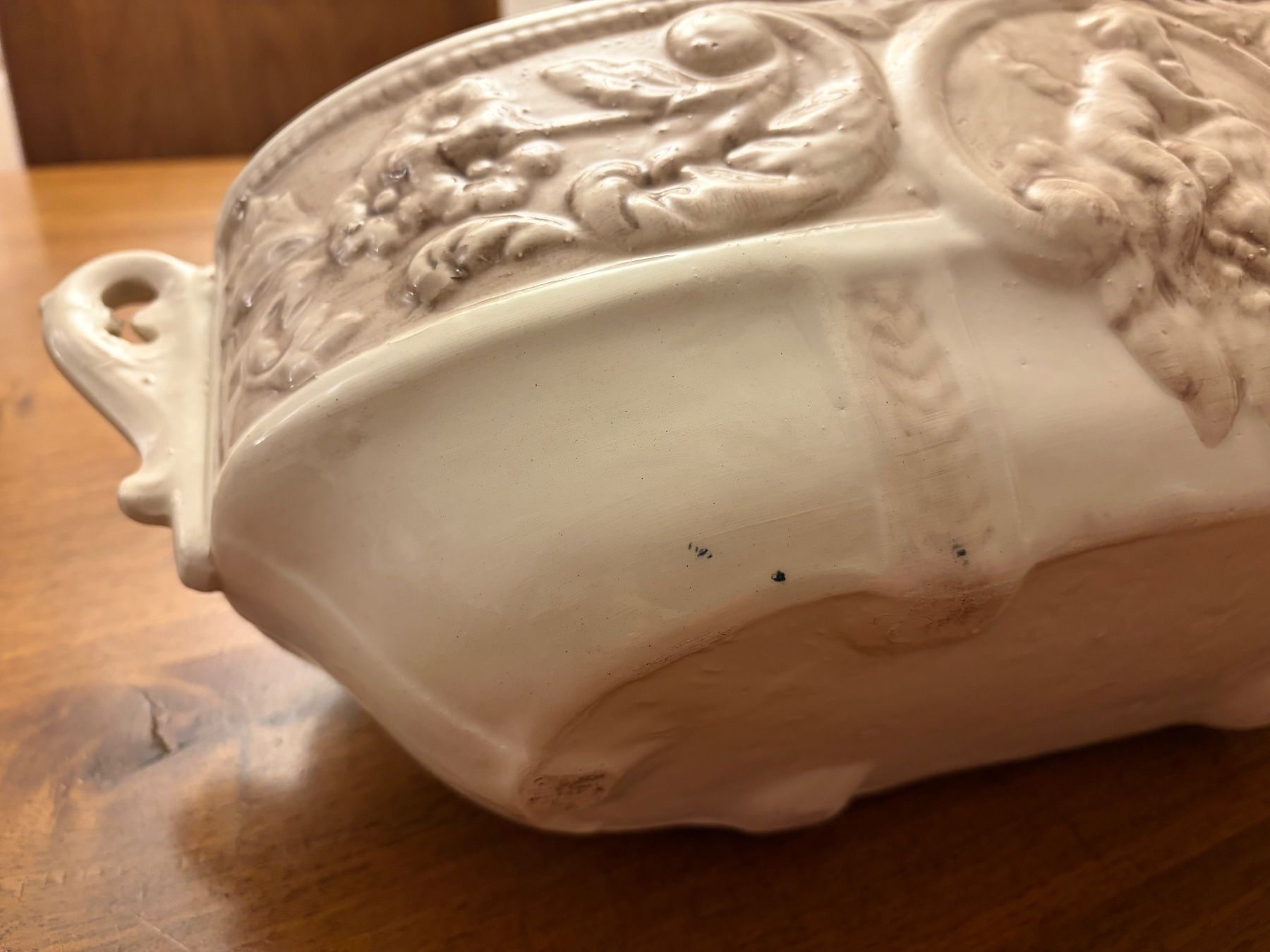 Tutte le decorazioni: wunderschöne, antike, grosse Keramik Schale mit Ornamenten – Usato da St.Gallen venduto da Boergie 6