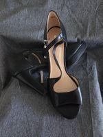 Elegante Graceland Riemchen-Pumps Schwarz Gr. 40