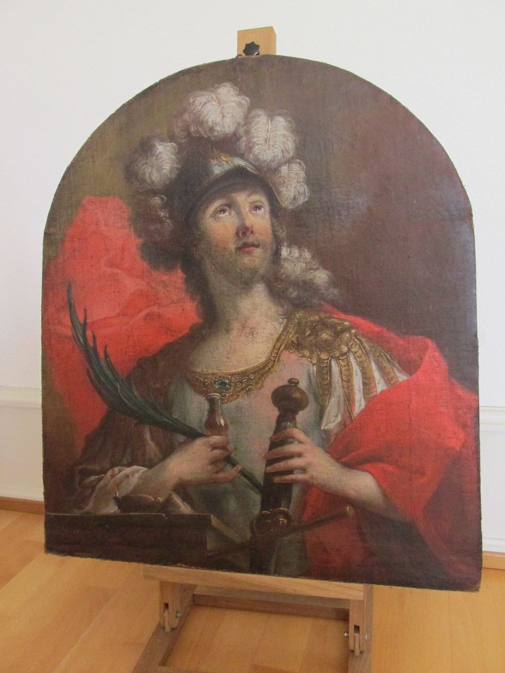 Dipinti: antikes Gemälde: Mann mit Helm und Schwert – Usato da Winterthur venduto da mat_q5d5 5