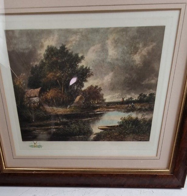 Grafica & Litografie: Lithographie in schönen Bilderrahmen Holland – Usato da Flums venduto da Flumsantik 1