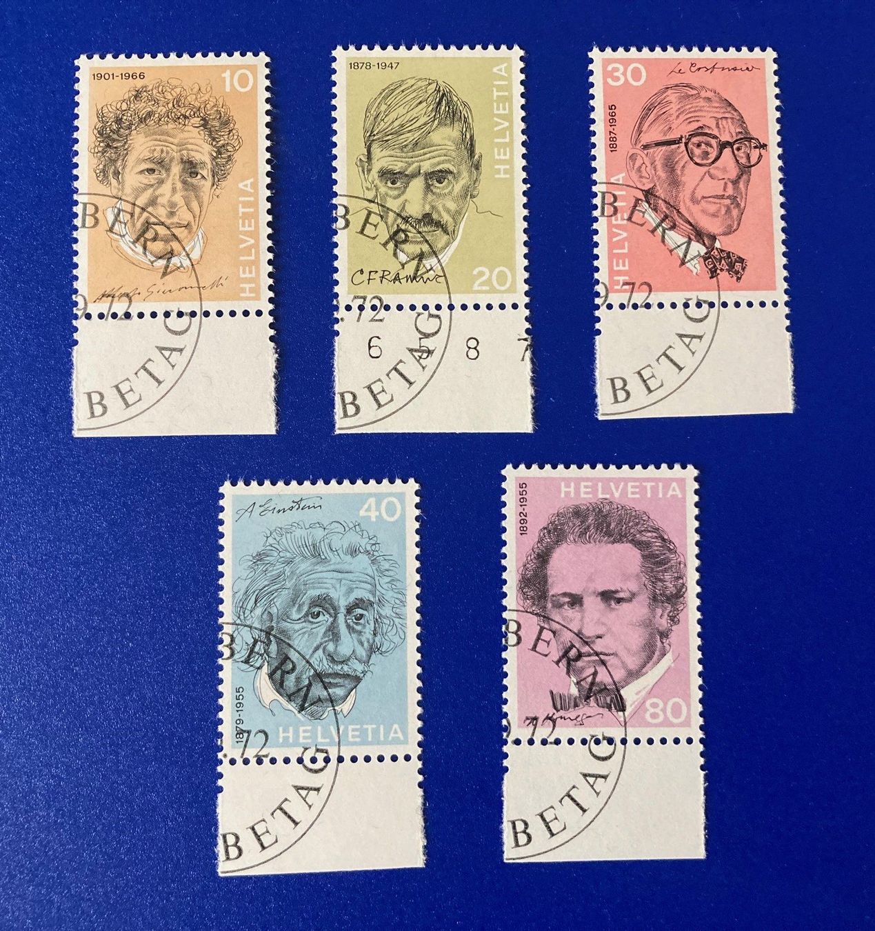 Tutti i francobolli: Porträtmarken mit ET-Stempel – Nuovo (secondo la descrizione) da Ringgenberg BE venduto da Tennis1140