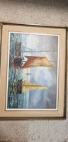 Ölgemälde - Segelschiffe auf See - 74cm x 54 cm