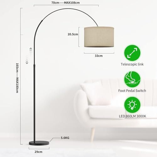 Lampes: Dekorative Bogenlampe JASMIN Bogenleucht Bogenleuchte LED – Neuf avec emballage d'origine à Hundwil par pak_7zvn 2