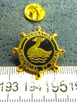 NAVIGATION NEUCHATEL MORAT SCHIFFFAHRT PIN GOLDIG