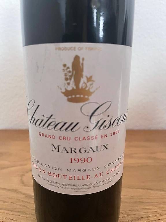 Vino: Wein - Château Giscours Margaux - 1990 – Nuovo (secondo la descrizione) da Triesen venduto da Chevalley 1