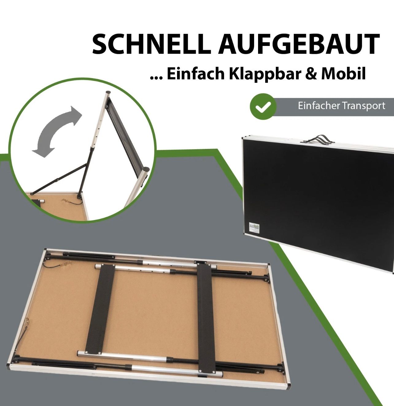 Tavoli: Multifunktionstisch 3er Set Arbeitstisch Flohmarkttisch – Nuovo e nell'imballaggio originale da Amriswil venduto da JaJa-Express 1