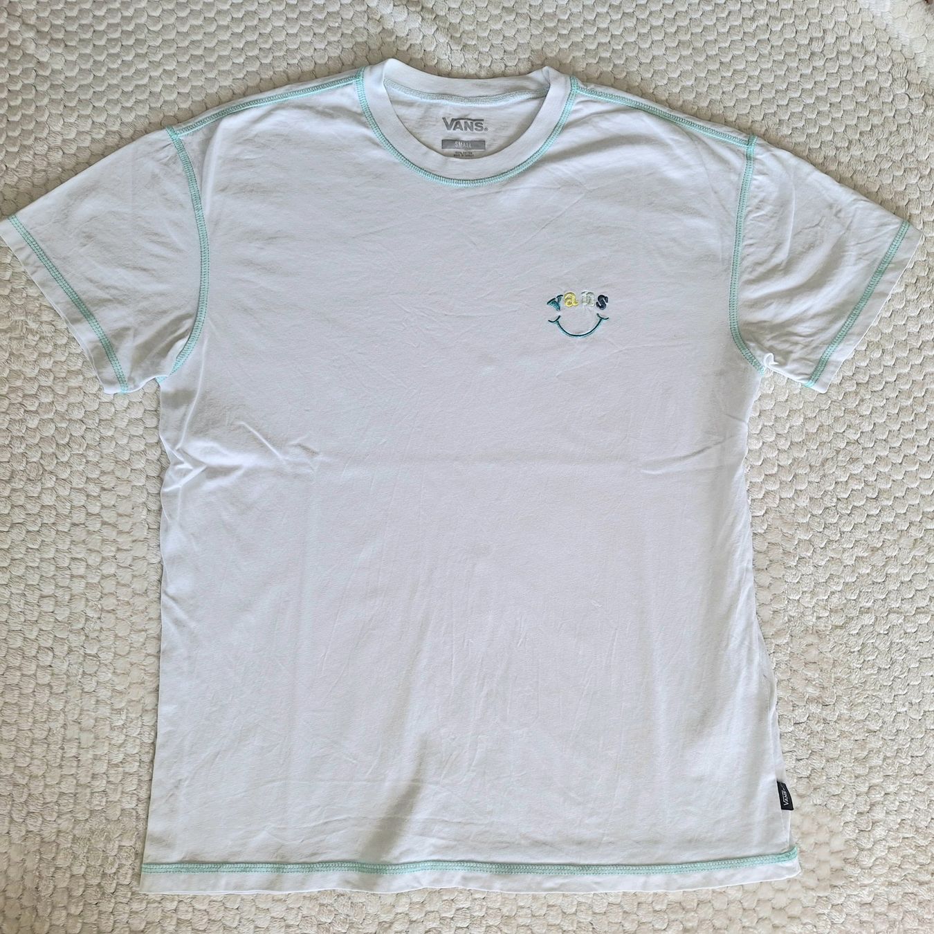 T-shirt: Weisses Vans T-Shirt, Grösse S – Nuovo (secondo la descrizione) da Spreitenbach venduto da misi.m