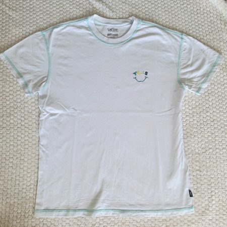 Weisses Vans T-Shirt, Grösse S